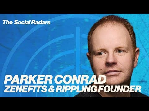 FULL EPISODE: Parker Conrad, Founder of Zenefits & Rippling w YC Co-Founder Jessica Livingston