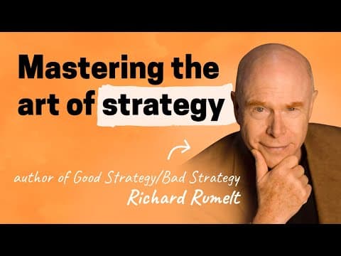 Good Strategy, Bad Strategy | Richard Rumelt