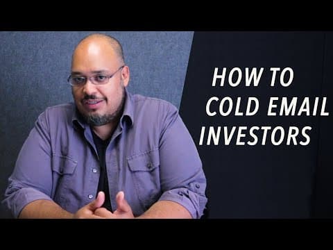How To Cold Email Investors - Michael Seibel