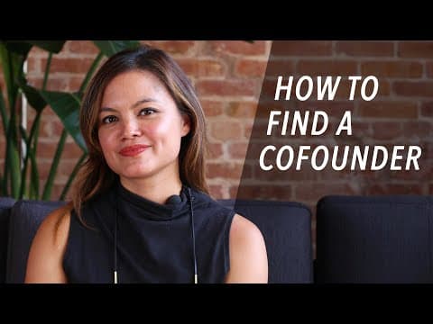 How to Find a Cofounder - Kat Manalac