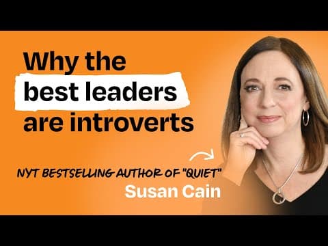 The hidden power of introverts: How to thrive without changing who you are | Susan Cain