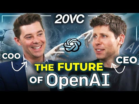 Sam Altman & Brad Lightcap: Which Companies Will Be Steamrolled by OpenAI? | E1140