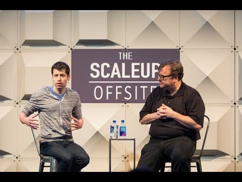 From Startup to Scaleup | Sam Altman and Reid Hoffman