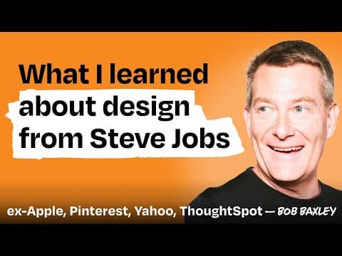 35 years of product design wisdom from Apple, Disney, Pinterest and beyond | Bob Baxley