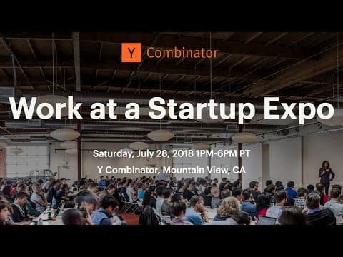Work at a Startup Expo 2018