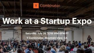 Work at a Startup Expo 2018