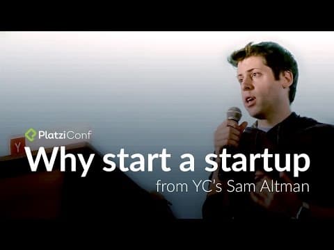 Sam Altman, CEO of OpenAI shares tips to Start a Startup