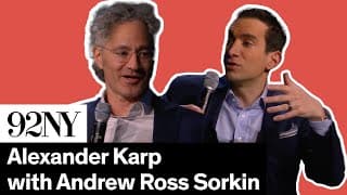 Palantir CEO Alexander Karp with Andrew Ross Sorkin: The Technological Republic