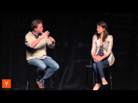 Michelle Zatlyn and Matthew Prince at Startup School SV 2014