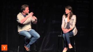 Michelle Zatlyn and Matthew Prince at Startup School SV 2014