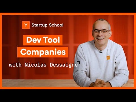 How To Start A Dev Tools Company | Startup School