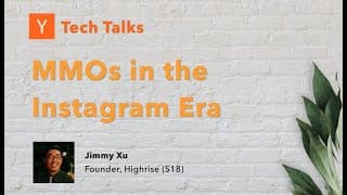 MMOs in the Instagram Era: Highrise (S18) - YC Gaming Tech Talks 2020