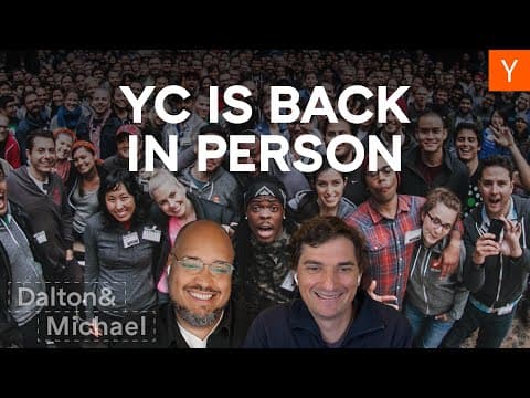 Y Combinator Is Back In Person